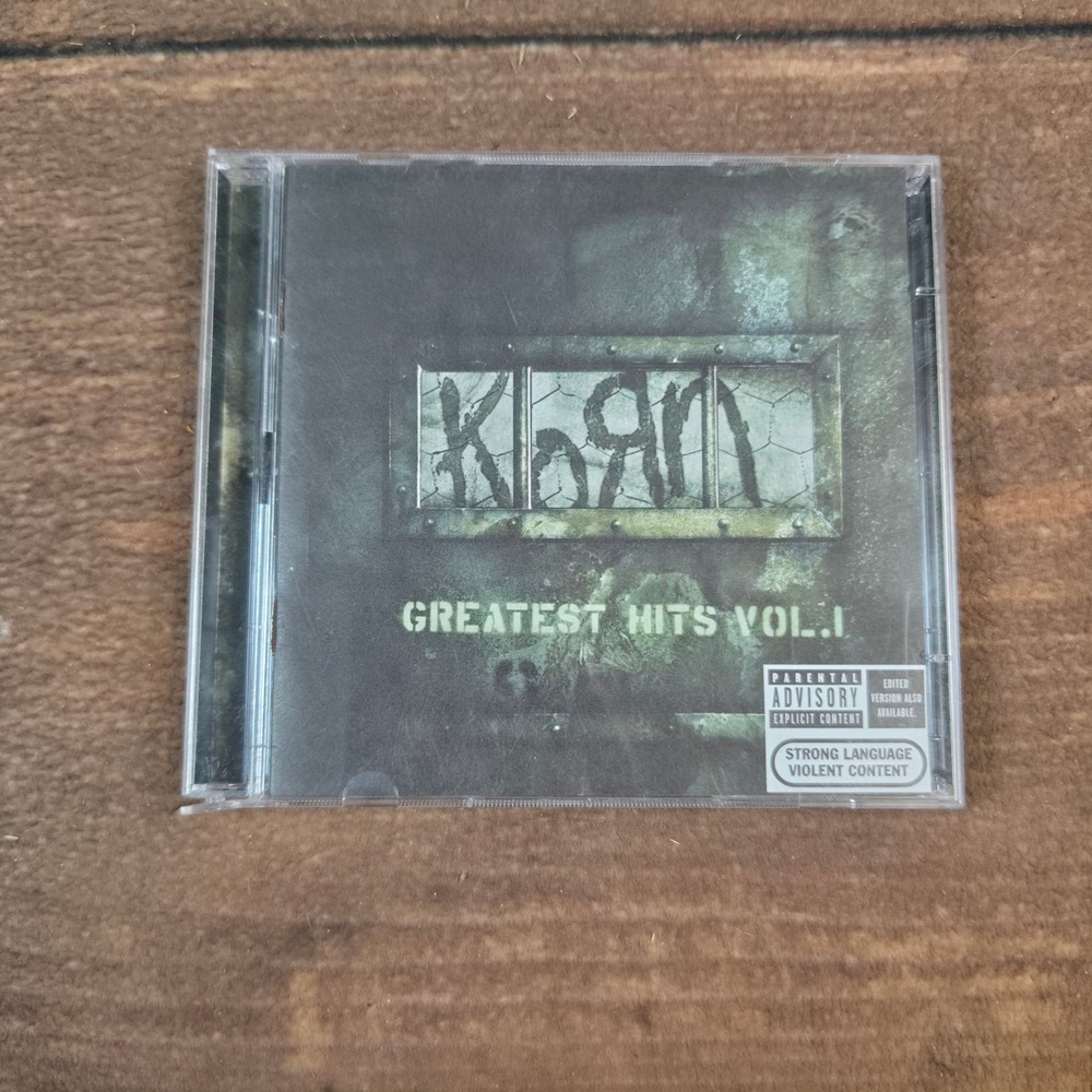 Korn Greatest Hits Vol 1 CD DVD 2004 Black Excellent Nu-Metal Compilation